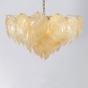 Loft Industry Modern - Glass Feathers Chandelier 2